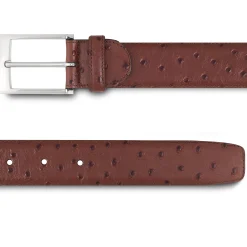LodinG Ceintures*Ceinture homme en cuir façon autruche