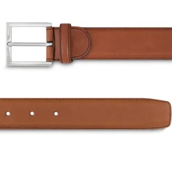 LodinG Ceintures*Ceinture homme en cuir lisse gold