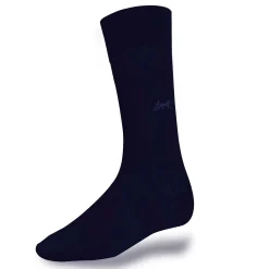 LodinG Chaussettes*Chaussettes bleu en coton fil d'Ecosse avec sulky