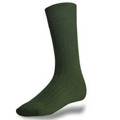 LodinG Chaussettes*Chaussettes vert en coton fil d'Ecosse