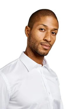 LodinG Chemises*Chemise he cintrée sans repassage en twill de coton