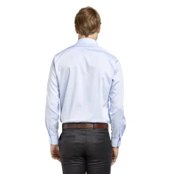 LodinG Chemises*Chemise bleu coupe droite sans repassage 100% coton