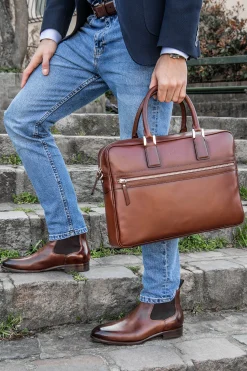 LodinG Maroquinerie*Porte-document en cuir