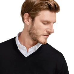 LodinG Maille*Pull col v 100% pure laine Mérinos