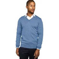 LodinG Maille*Pull col v 100% pure laine Mérinos