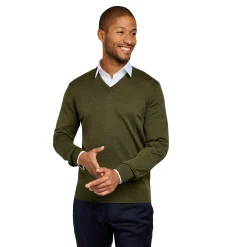 LodinG Maille*Pull col v 100% pure laine Mérinos