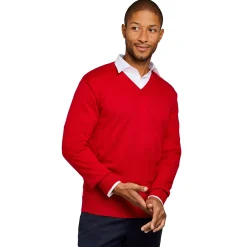 LodinG Maille*Pull col v 100% pure laine Mérinos